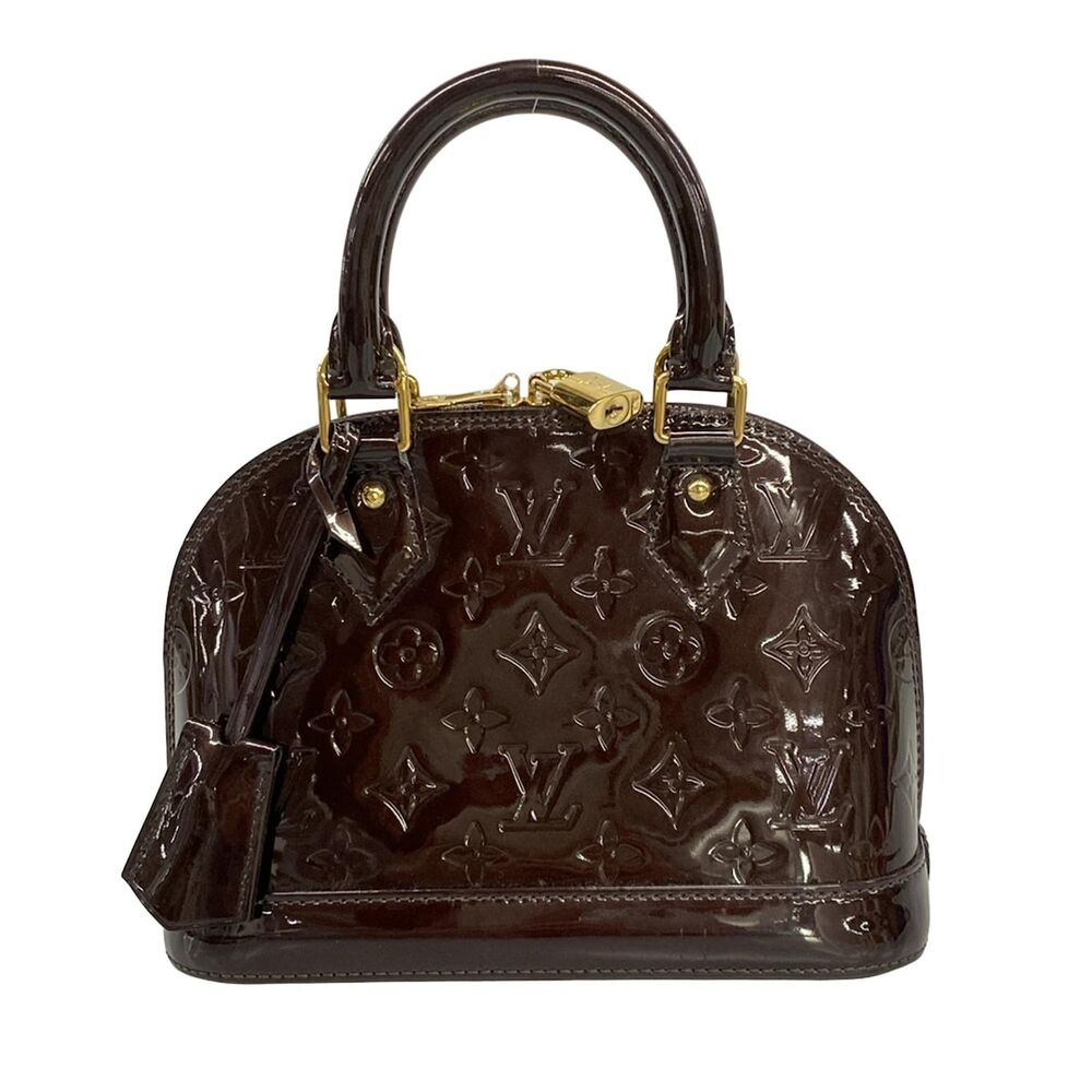 Louis Vuitton Alma BB Monogram Vernis Handbag M91678